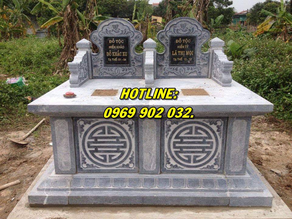 Mẫu mộ đá đôi đẹp giá rẻ nhất hiện nay bán tại Kiên Giang
