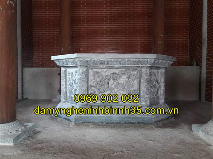 Mẫu mộ đá lục giác đẹp tại Hải Dương
