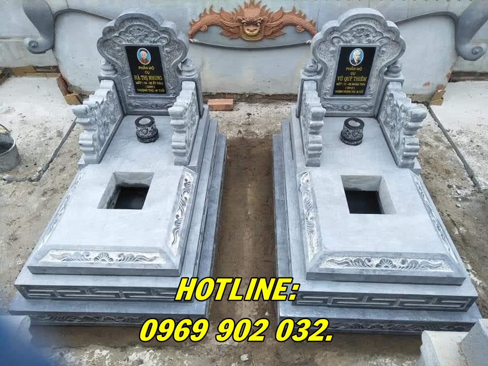 Mẫu mộ tam cấp bằng đá đẹp bán tại Nghệ An