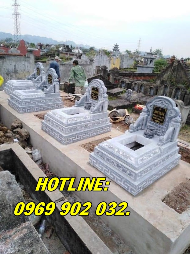 Mẫu mộ tam cấp bằng đá đẹp bán tại Thanh Hóa