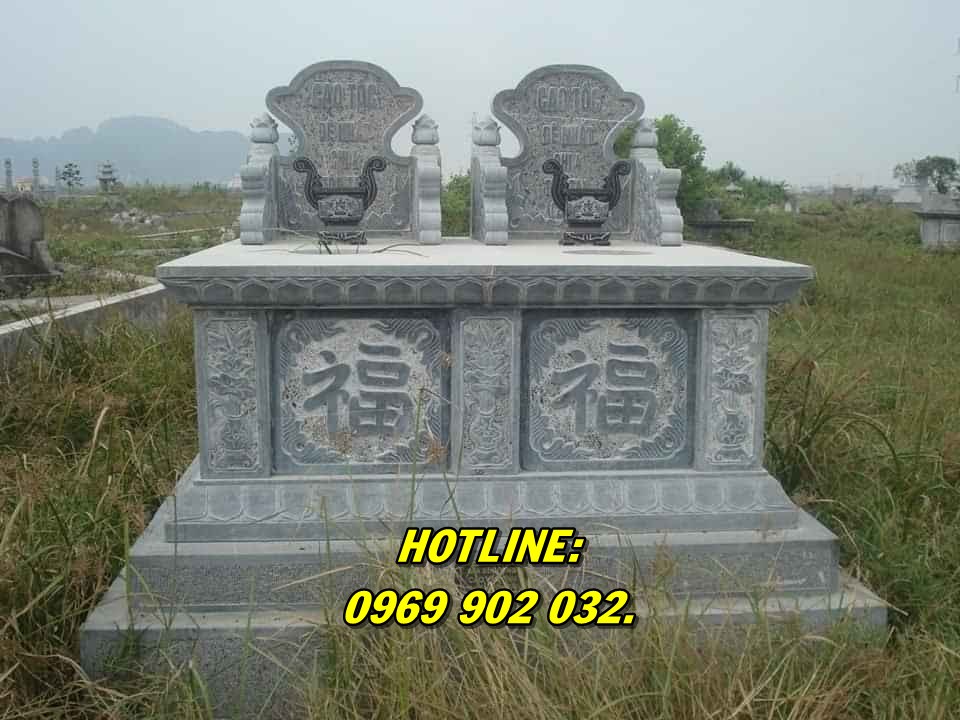 Mẫu mộ đôi bằng đá chất lượng nhất bán tại Đồng Nai