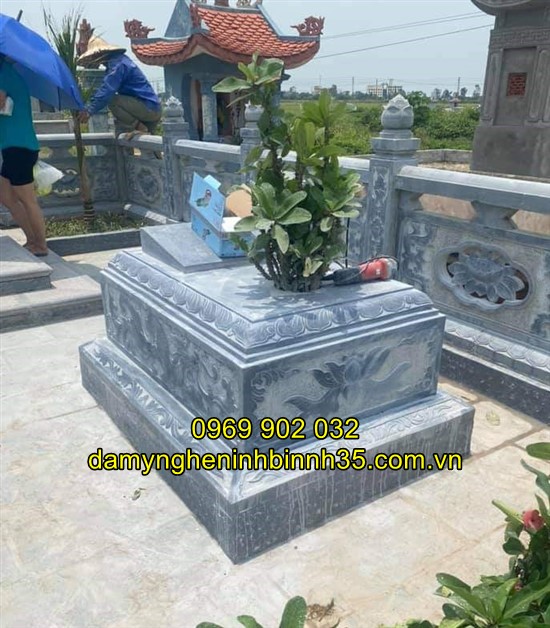 Mẫu mộ tam sơn đá đẹp tại Hải Dương