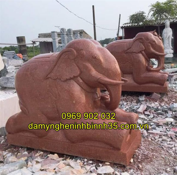 tượng voi đá