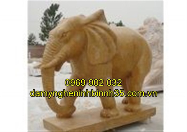 tượng voi đá