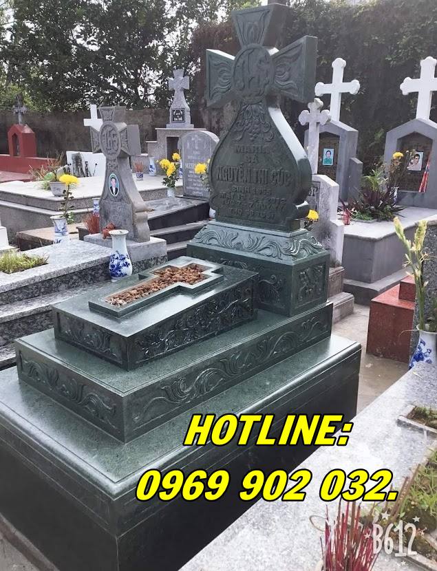 Những mẫu mộ đá tam cấp giá rẻ bán tại Quảng Bình