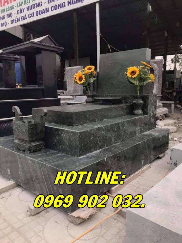 Những mẫu mộ đá tam cấp giá rẻ bán tại Quảng Bình