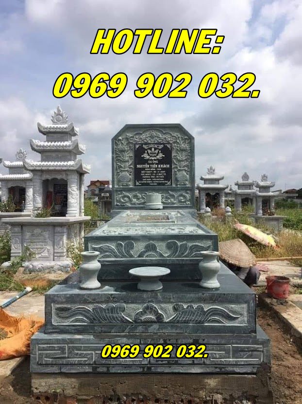 Những mẫu mộ đá tam cấp giá rẻ bán tại Quảng Trị 