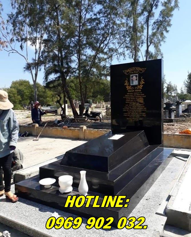 Những mẫu mộ đá tam cấp giá rẻ bán tại Quảng Trị 