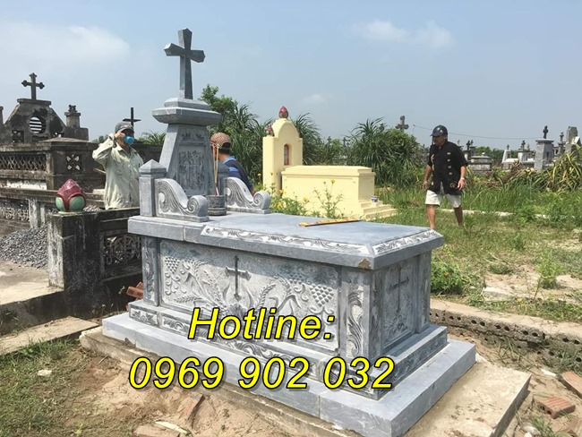 Những mẫu mộ đá tự nhiên nguyên khối bán tại Thái Nguyên