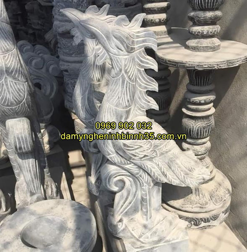 Mẫu tượng hạc đá